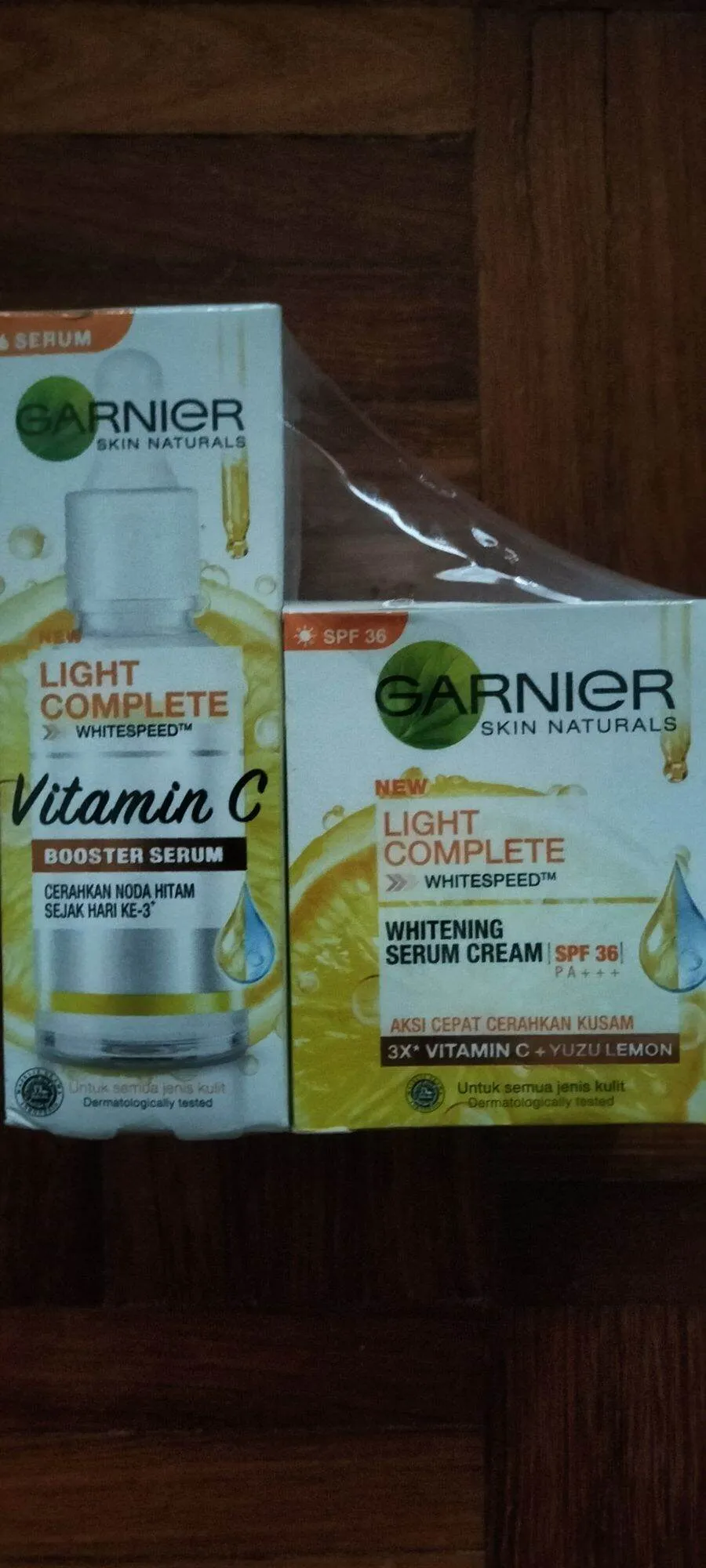 27957 garnier serum cream application